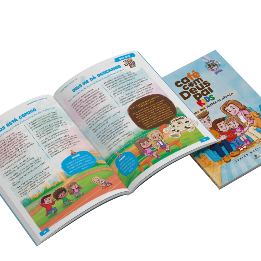 Café com Deus Pai Kids vol. 1 + vol. 2 + vol. 3 + vol. 4 + Café com Deus Pai vol. 6 (capa dura)
