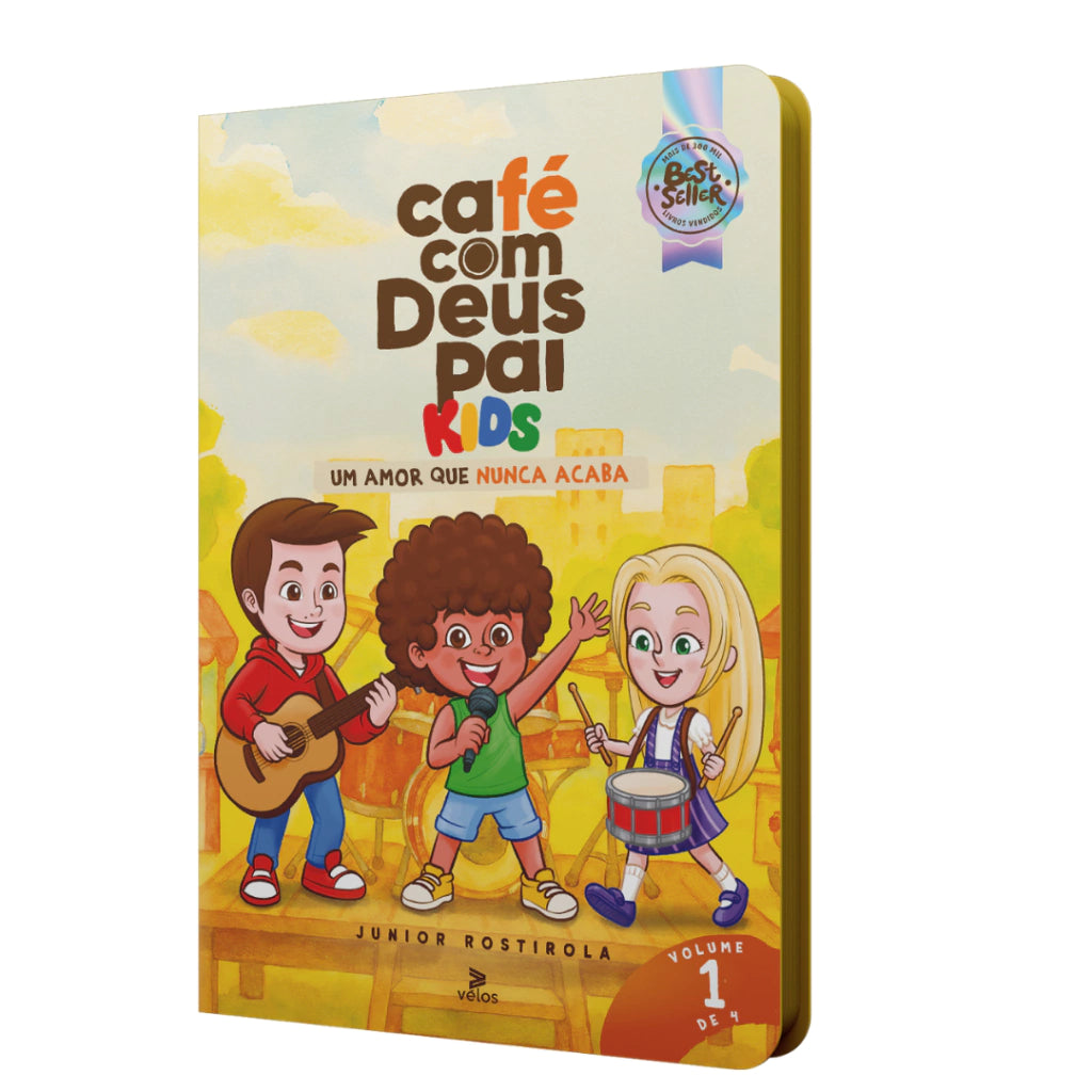 Café com Deus Pai Kids vol. 1 + vol. 2 + vol. 3 + vol. 4 + Café com Deus Pai vol. 6 (capa dura)