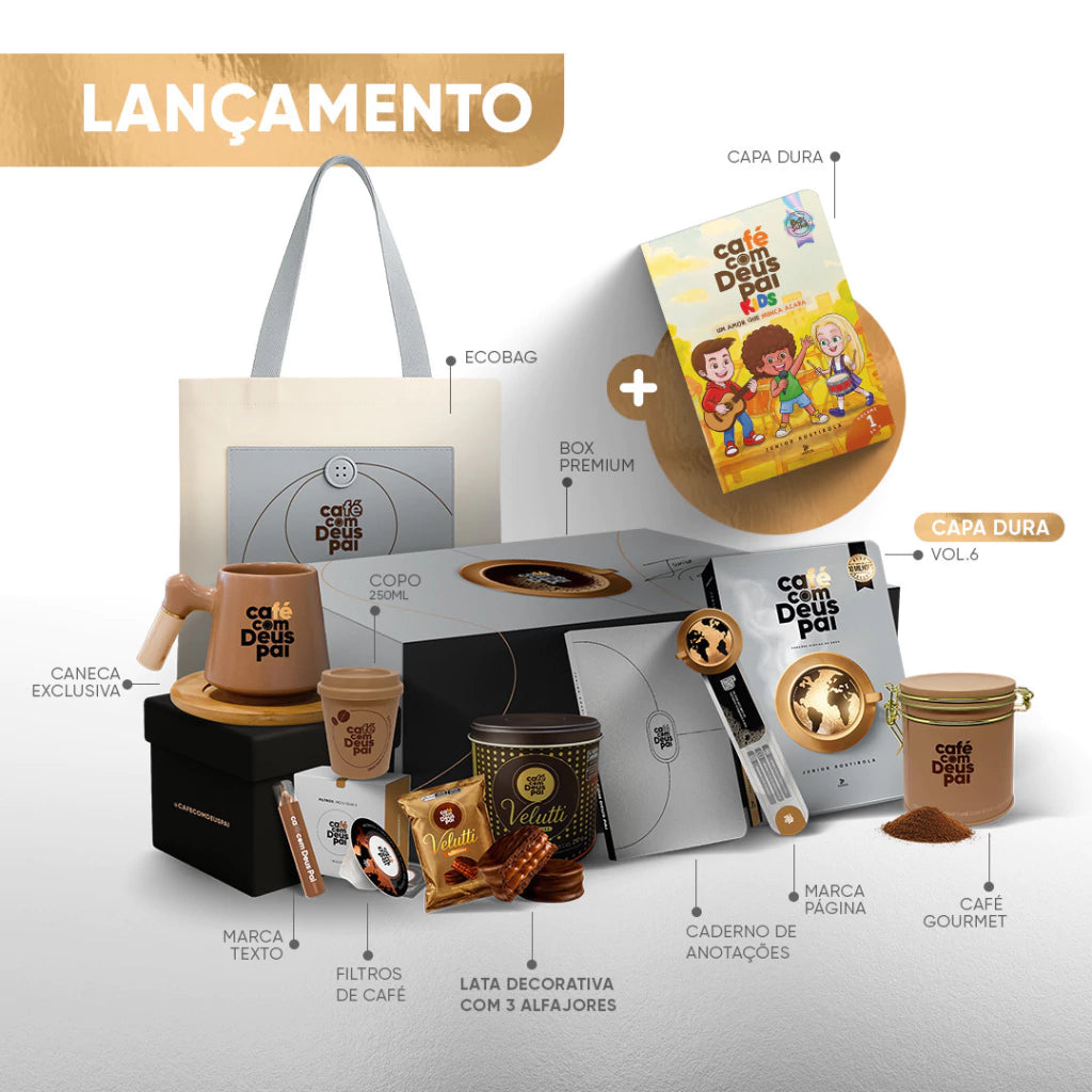 BOX PREMIUM vol. 6 + Café com Deus Pai Kids vol.1