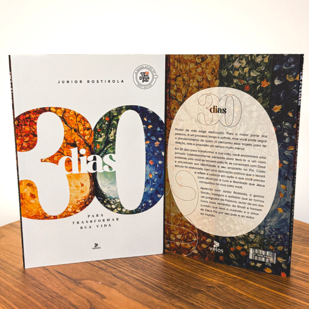 5 livros Café com Deus Pai vol.6 (brochura) + 30 Dias para transformar sua vida (presente)