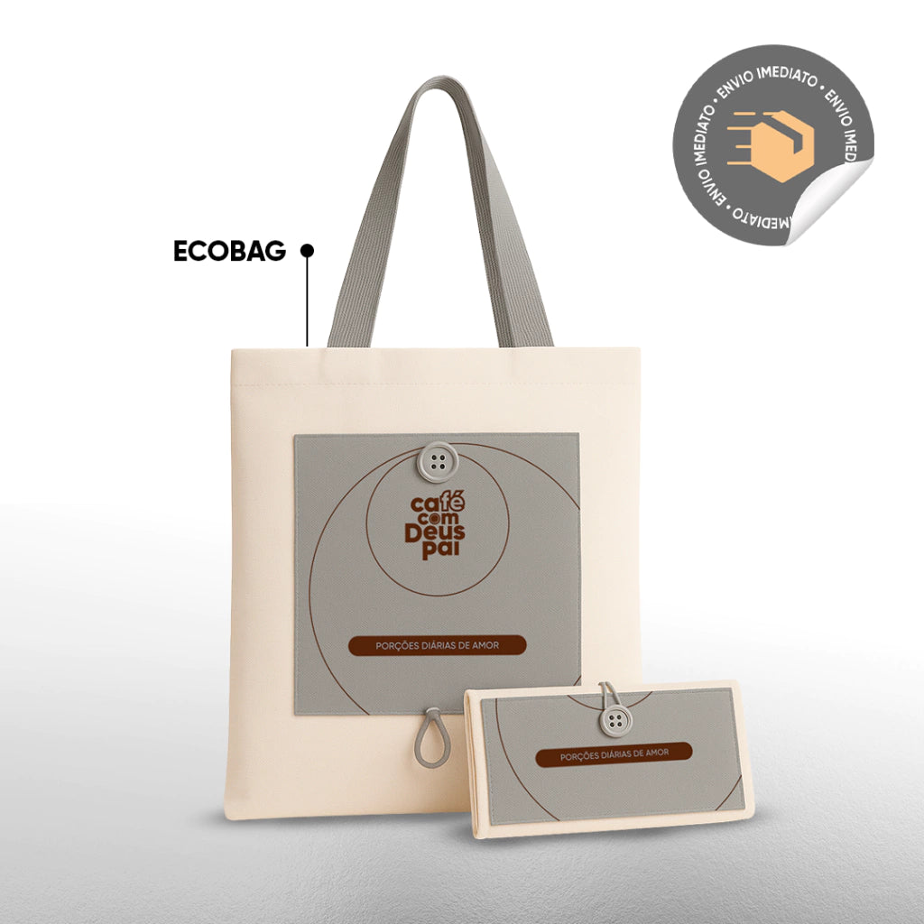 Ecobag Café com Deus Pai